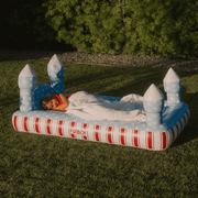 Red, White & Blue Kids Castle Sleepover Bed - 4th of July Air Mattress